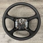 Chevy SIlverado 2001 Steering Wheel Restored to New Leather P3338