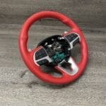 Dodge Challenger 2015 Steering Wheel Restored to New Leather P3352