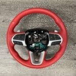 Dodge Challenger 2015 Steering Wheel Restored to New Leather P3354