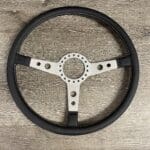 Ferrari Daytona 1971 Steering Wheel Restored to New Leather P0311