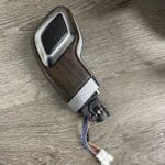 Ford F150 2019 Gearshift Knob Restored to New Leather and Wood P3842