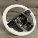 GMC Sierra 2020 Steering Wheel Restored to New Leather P1404