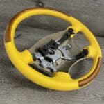 Infiniti Q45 2003 Steering Wheel Restored to New Leather and Wood P5031