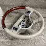 Jeep Grand Cherokee 2008 2010 Steering Wheel Restored to New Leather and Wood P6834