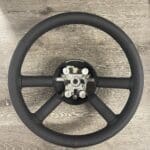 Jeep Wrangler 2010 Steering Wheel Restored to New Leather P0277
