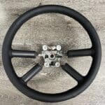 Jeep Wrangler Steering Wheel Restored to New Leather P5037