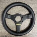 Lamborghini Contach Mini 1985 Steering Wheel Restored to New Leather P5354