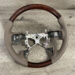 Lexus GS460 2011 Steering Wheel Restored to New Leather and Wood P1187