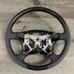 Lexus GX470 2006 Steering Wheel Restored to New Leather and Wood P5109