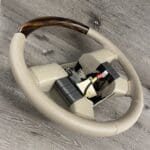 Lincoln Mark LT 2007 Steering Wheel Restored to New Leather and Wood P5159