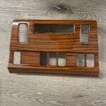 Mercedes E300d 1995 Switch Bezel Restored to New Wood P4868