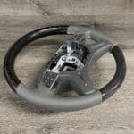 Mercedes GL 350 2015 Steering Wheel Restored to New Leather and Wood P7454