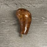 Mercedes S500 1995 Gearshift Knob Restored to New Leather and Wood P8703