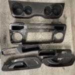 Mercedes Sprinter Van 2022 AC Dash Cup Holder Door Handles and WIndow Switch Bezels Restored to New P4887