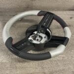Mustang Cobra Steering Wheel Restored to New Leather and Added Carbon Fiber P0184