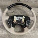Newell P50 2026 Steering Wheel Restored to New Leather and Wood P5730