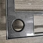 Oldsmobile 442 1987 Radio Bezel Restored to New Wood P7114