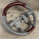 Pontiac Bonneville 2000 Steering Wheel Restored to New Leather and Added Carbon Fiber P5057