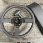 Pontiac Grand Prix 1986 Steering Wheel Gearshift Knob and Arm Rest Restored to New Leather P6721