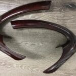 Porsche 911 1998 Door Handles Restored to New Wood P0588