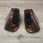 Porsche 911 1998 Vent Bezels Restored to New Wood P3231