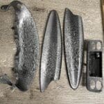 Porsche 911 1999 Dash Bezel Restored to New Black Brushed Aluminum P4943