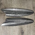 Porsche 911 1999 Map Covers Restored to New Black Brushed Aluminum P4944