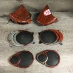 Porsche 911 2003 Front Vents Front Speaker Covers and Instrument Speedometer Bezel Restored to New Wood BEFORE P4533