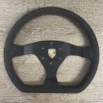 Porsche 991 GT3 Cup Steering Wheel Restored to New Leather P0269