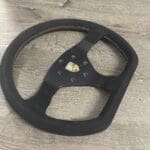 Porsche 991 GT3 Cup Steering Wheel Restored to New Leather P0270