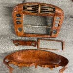 Porsche 996 2000 Radio Bezel Batman Speedometer and Horeshoe Restored to New Wood P3809