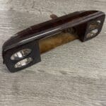Porsche 996 Cabrio Seat Adjuster Bezel Restored to New Wood P1646