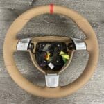Porsche Boxster S 2007 Steering Wheel Restored to New Leather P8908