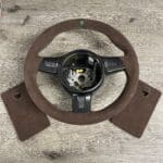 Porsche Carrera S 2013 Steering Wheel Restored to New Alcantara P4610