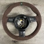 Porsche Carrera S 2013 Steering Wheel Restored to New Alcantara P4611
