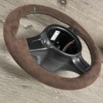 Porsche Carrera S 2013 Steering Wheel Restored to New Alcantara P4854