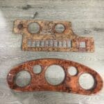 Rinker 270 Express Cruiser 2006 Boat Rocker Switch Panel Restored to New Wood BEFORE P5996