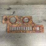 Rinker 270 Express Cruiser 2006 Boat Rocker Switch Panel Restored to New Wood BEFORE P5997