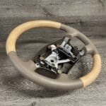 Toyota 4 Runner 1999 Steering Wheel Restored to New Wood and Leather P7801