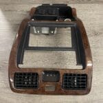Toyota 4 Runner 2000 Radio Bezel Restored to New Wood P3662