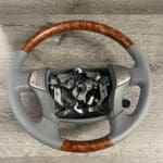 Toyota Avalon 2007 Steering Wheel Restored to New Leather and Wood P2254