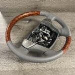 Toyota Avalon 2007 Steering Wheel Restored to New Leather and Wood P2255