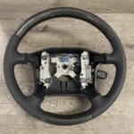 Toyota MR2 1993 Steering Wheel Restored to New Leather and Added Carbon Fiber P1993