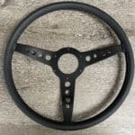 Triumph TR6 1969 Steering Wheel Restored to New Leather P3553