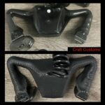 Beachcraft Airplane Yoke Restored to New Leather P9425