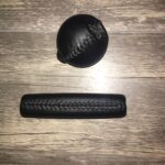 Chevy Camaro 1986 Gearshift Knob and EBrake Restored to New Leather P0227