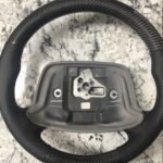 Chevy Camaro Steering Wheel Restored to New Leather and Added Carbon Fiber P2066