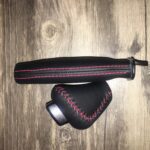 Chevy Corvette 1998 EBrake and Gearshift Knob Restored to New Leather P2553