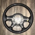 Jeep Grand Cherokee STR8 2007 Steering Wheel Restored to New Leather and Added Carbon Fiber P0545