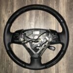 Lexus GS300 2006 Steering Wheel Restored to New Leather and Added Carbon Fiber P0466